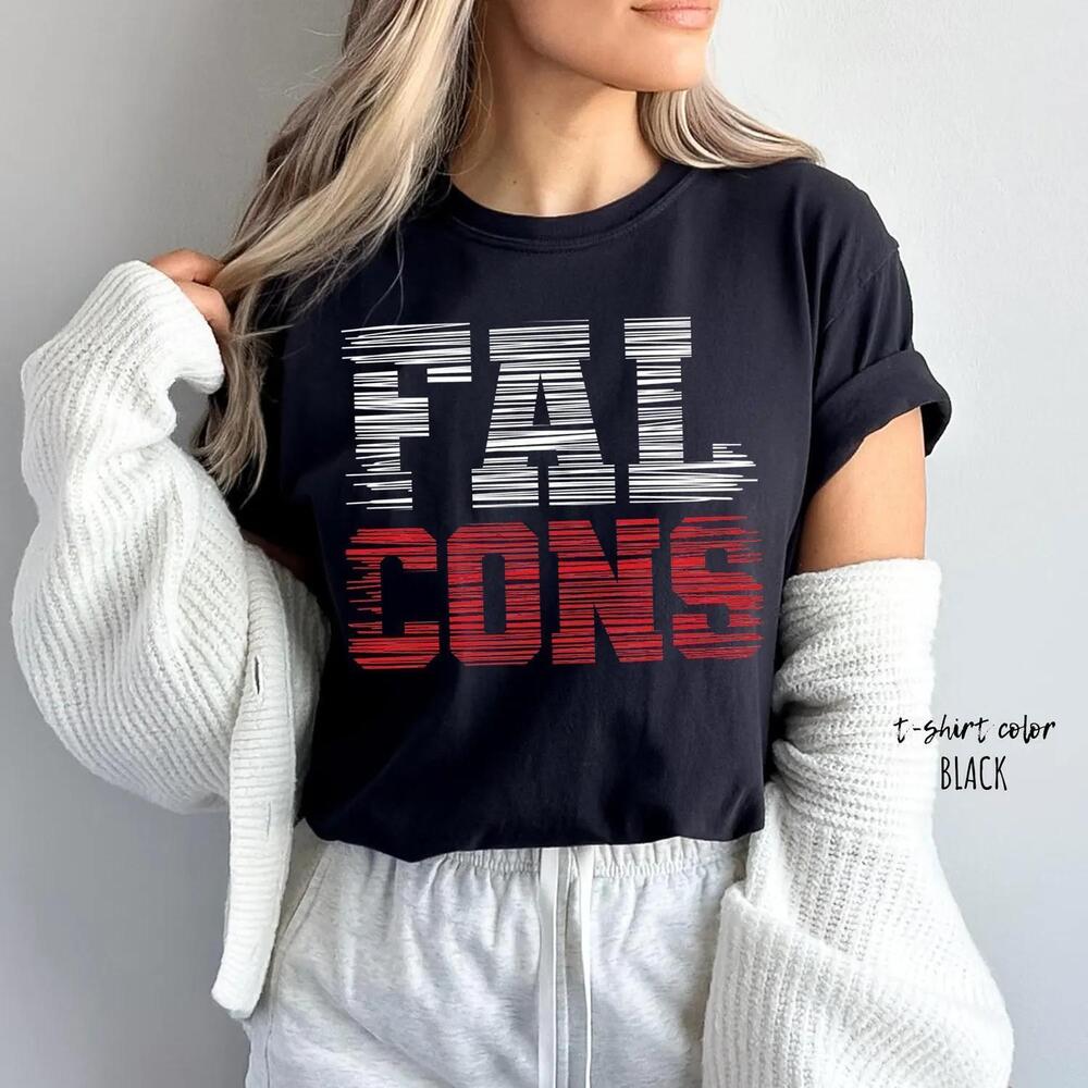 Falcons Game Day Shirt,Athletic Style Tee